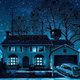 Image for article titled Check out these illustrations of Simpsons locales as seen at night